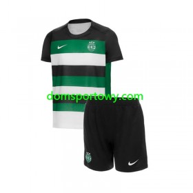 Koszulka Sporting CP Dziecięcy Domowe Koszulki Piłkarskie 2024-2025 Krótki Rękaw